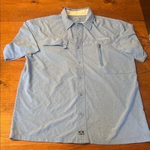 Salt Life Light Blue Casual Button Down Shirt